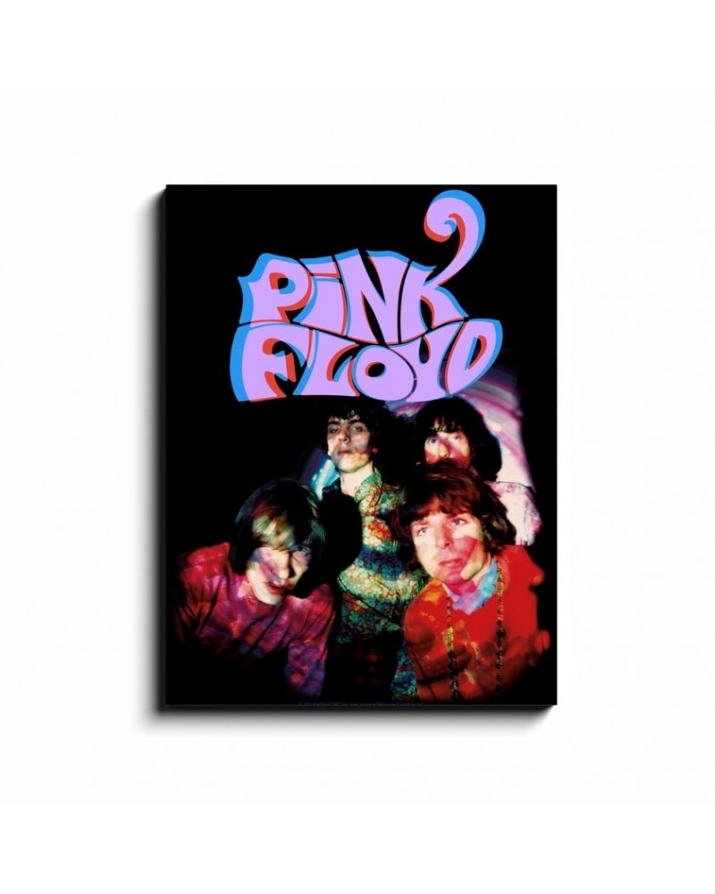 Pink Floyd Wall Art | Psychedelic Group Image Canvas Wrap $29.98 Decor