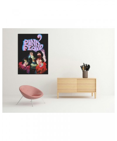 Pink Floyd Wall Art | Psychedelic Group Image Canvas Wrap $29.98 Decor