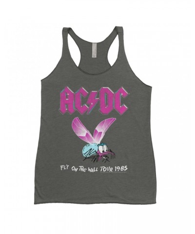 AC/DC Ladies' Tank Top | Fly On The Wall Tour 1985 Shirt $12.74 Shirts