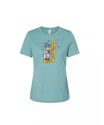 Phish Women’s High To Ride Atlantic City Event Tee on Blue Lagoon $6.46 Shirts