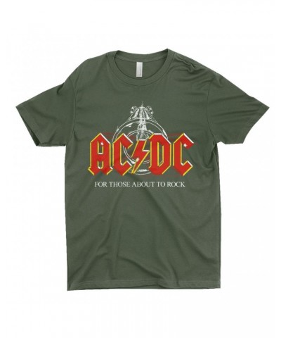 AC/DC T-Shirt | For Those About To Rock Cannon Shot Distressed Shirt $9.23 Shirts