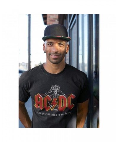 AC/DC T-Shirt | For Those About To Rock Cannon Shot Distressed Shirt $9.23 Shirts