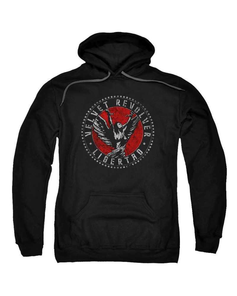 Velvet Revolver Hoodie | CIRCLE LOGO Pull-Over Sweatshirt $16.10 Sweatshirts