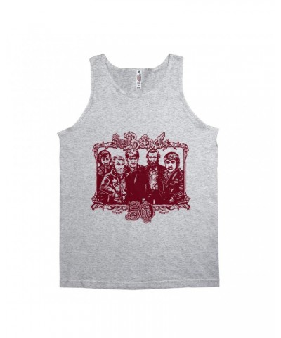 The Band Unisex Tank Top | 50th Anniversary Logo Burgundy Shirt $11.23 Shirts