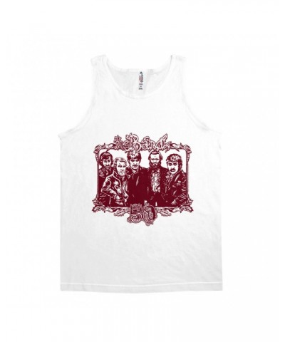 The Band Unisex Tank Top | 50th Anniversary Logo Burgundy Shirt $11.23 Shirts