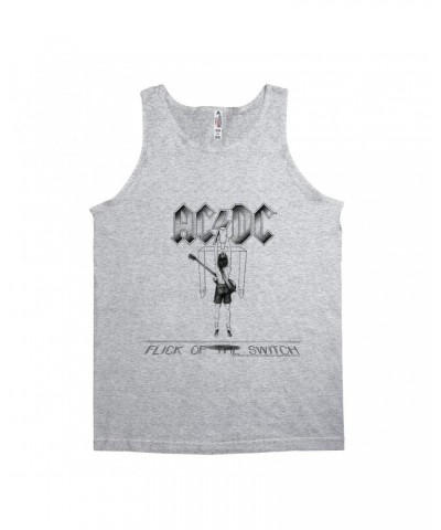 AC/DC Unisex Tank Top | Flick Of The Switch Album Sketch Shirt $8.73 Shirts