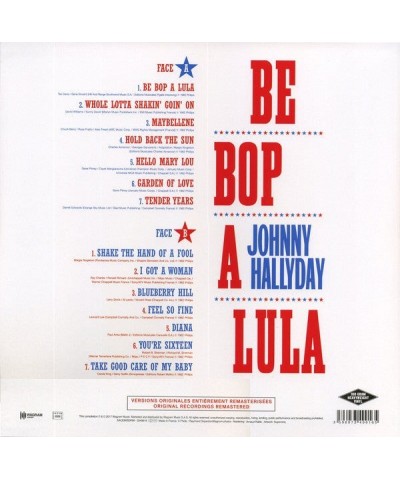 Johnny Hallyday Be Bop A Lula - LP (Vinyl) $8.48 Vinyl