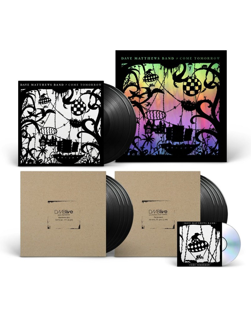 Dave Matthews Band Come Tomorrow Vinyl + DMBLive Vinyl + Foil Poster Bundle $36.40 Vinyl