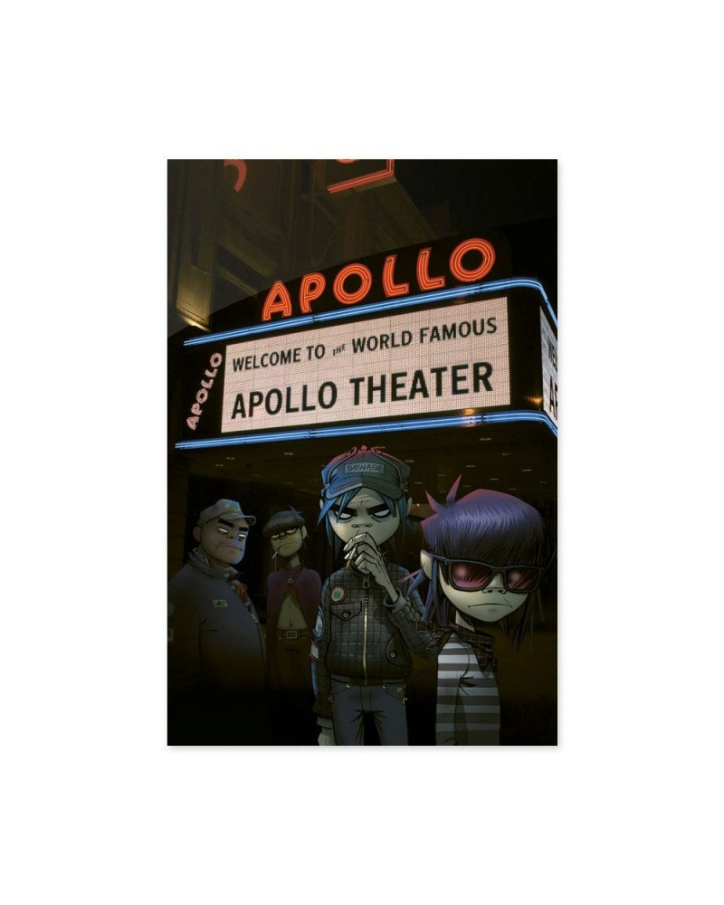 Gorillaz Exclusive - Gorillaz Live in Harlem Lithograph $33.59 Decor