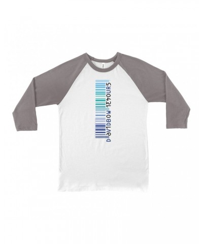 David Bowie 3/4 Sleeve Baseball Tee | Hours Album Barcode Shirt $8.99 Shirts