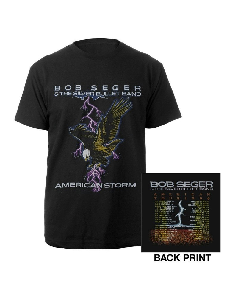 Bob Seger & The Silver Bullet Band American Storm Tour Shirt $7.49 Shirts