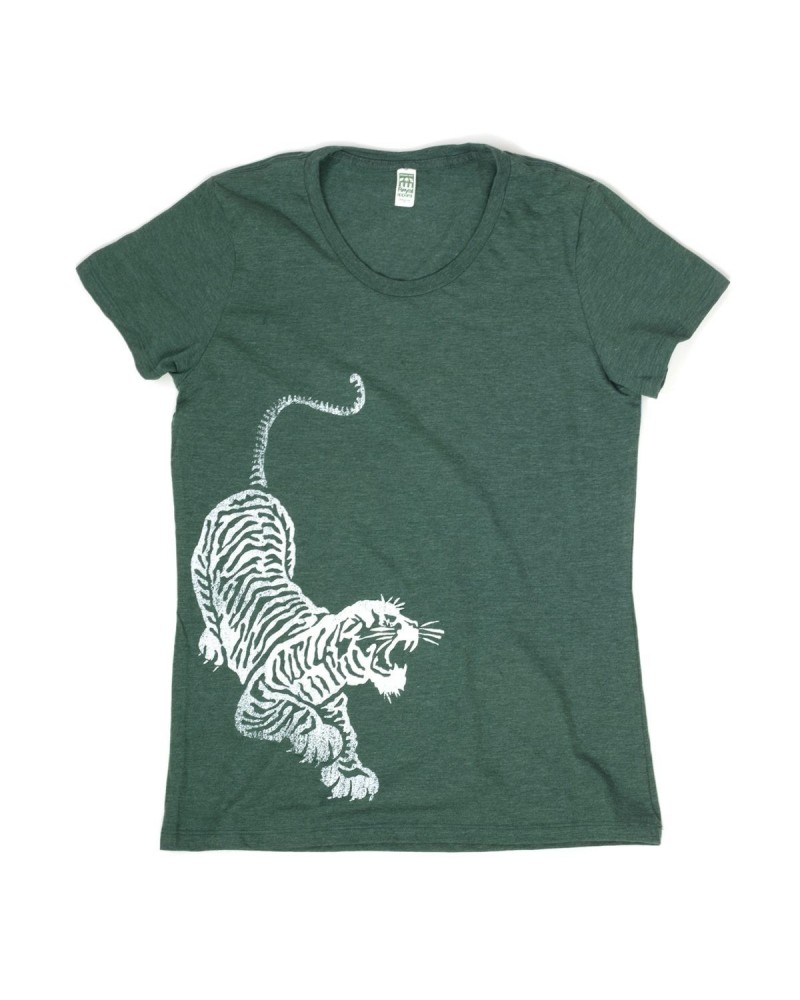 Jerry Garcia Tiger Women's Organic T-Shirt $7.20 Shirts