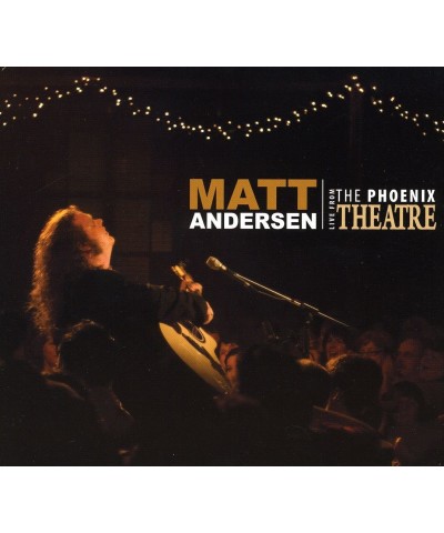 Matt Andersen LIVE FROM THE PHOENIX CD $4.90 CD