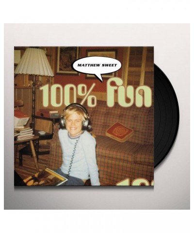 Matthew Sweet 100% Fun Vinyl Record $22.00 Vinyl