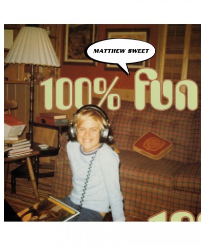 Matthew Sweet 100% Fun Vinyl Record $22.00 Vinyl