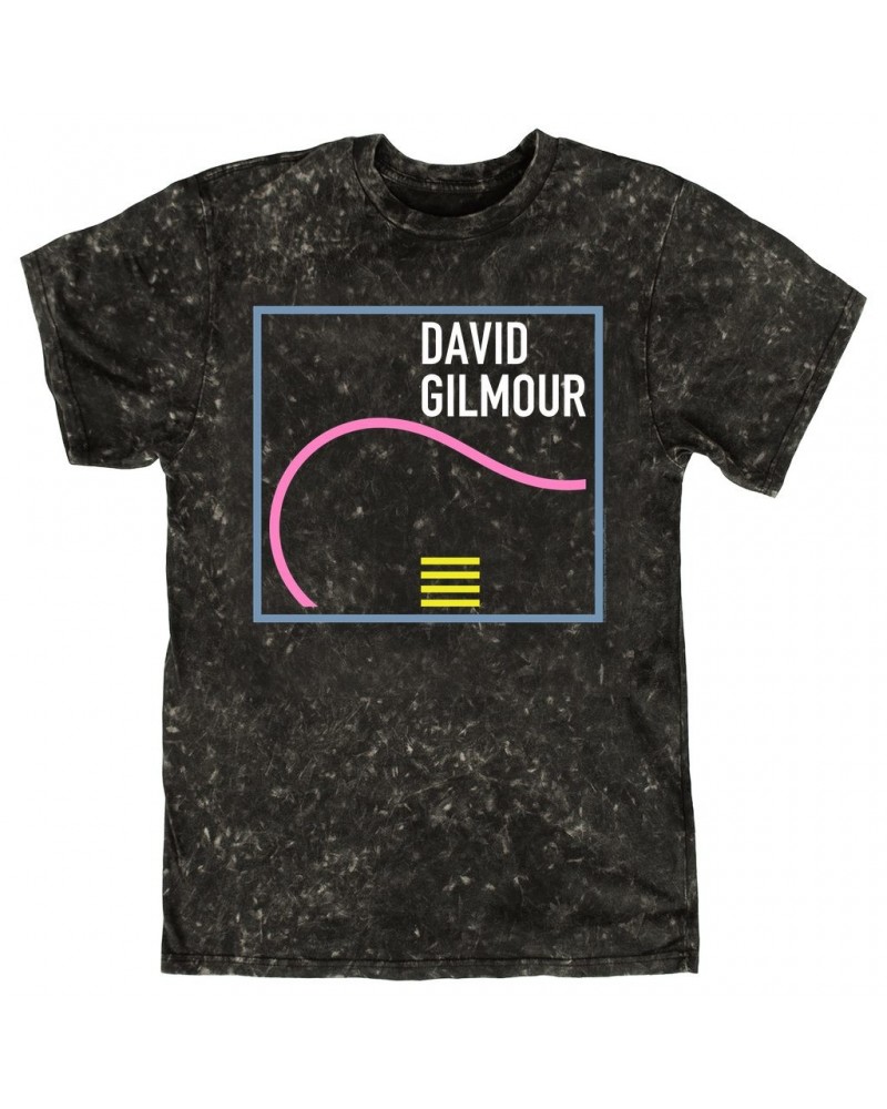 David Gilmour T-shirt | Neon Art Logo Mineral Wash Shirt $14.08 Shirts