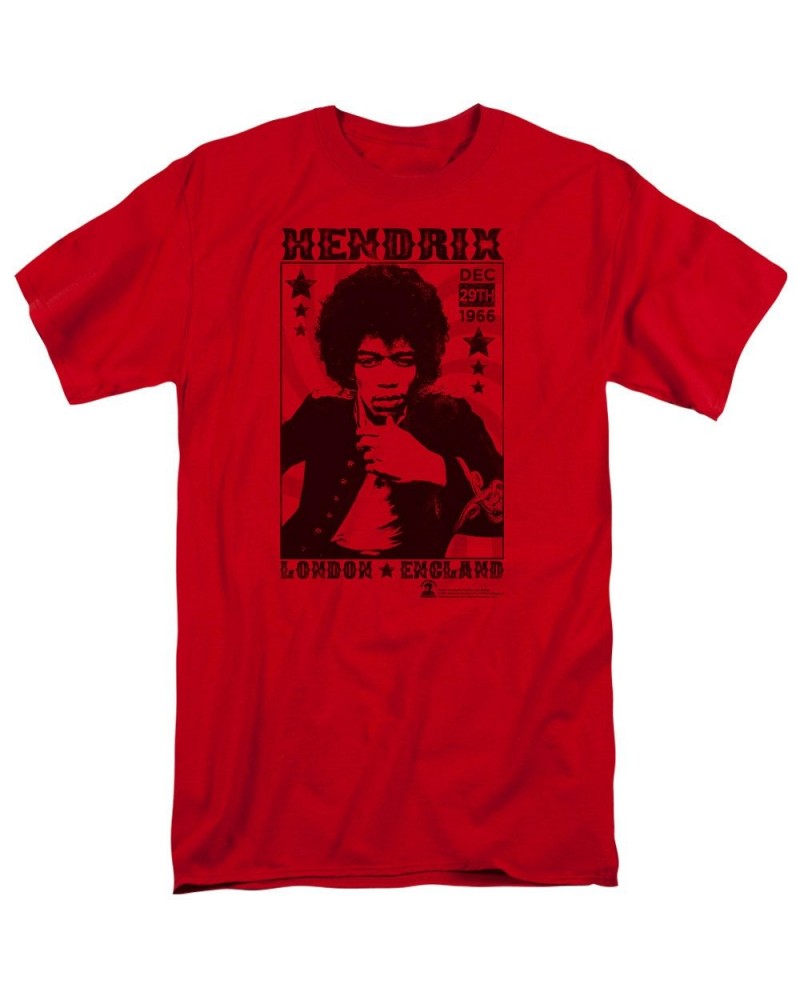 Jimi Hendrix London 1966 Tall T-shirt $15.20 Shirts