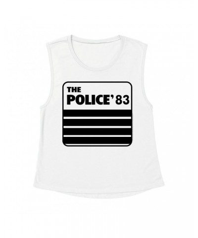 The Police Ladies' Muscle Tank Top | 1983 Concert Tour Shirt $11.86 Shirts