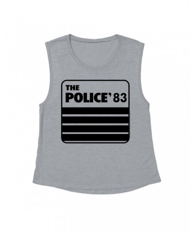 The Police Ladies' Muscle Tank Top | 1983 Concert Tour Shirt $11.86 Shirts