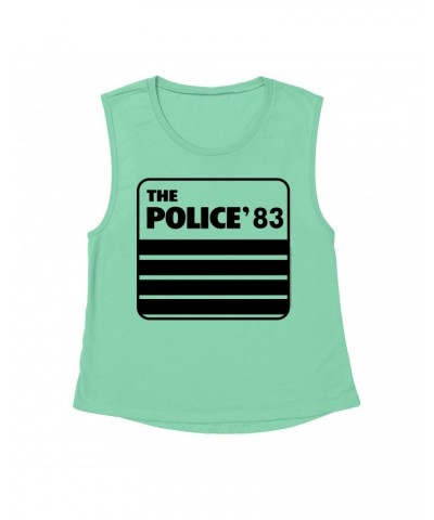 The Police Ladies' Muscle Tank Top | 1983 Concert Tour Shirt $11.86 Shirts