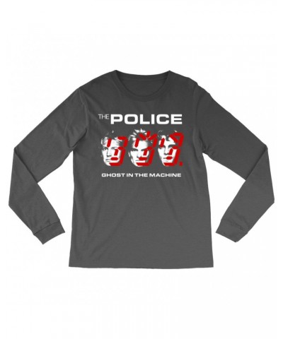 The Police Long Sleeve Shirt | Double Image Ghost In The Machine Shirt $12.28 Shirts