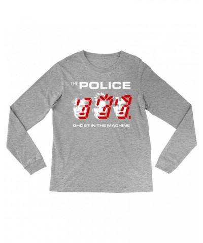 The Police Long Sleeve Shirt | Double Image Ghost In The Machine Shirt $12.28 Shirts