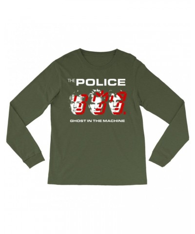 The Police Long Sleeve Shirt | Double Image Ghost In The Machine Shirt $12.28 Shirts