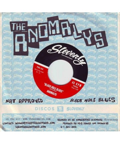 The Anomalys BLACK HOLE BLUES Vinyl Record $4.07 Vinyl