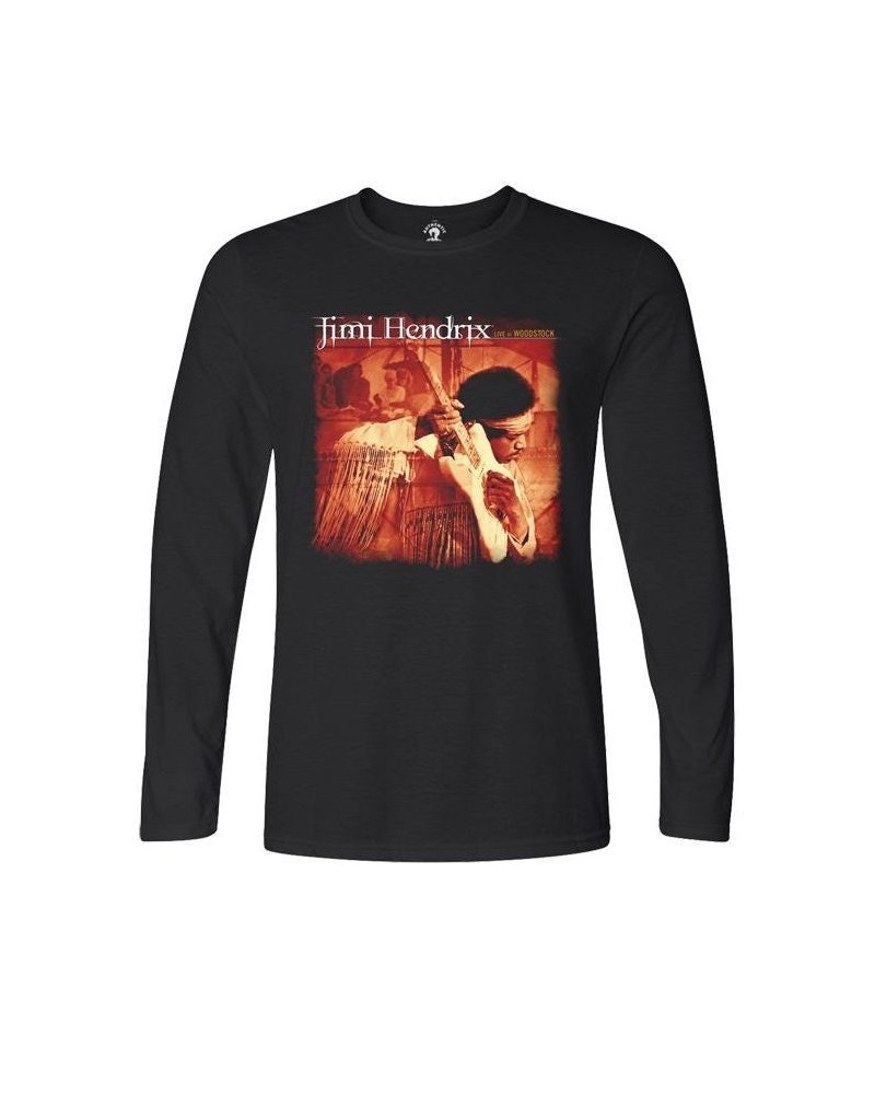 Jimi Hendrix Live at Woodstock Longsleeve T-shirt $15.30 Shirts