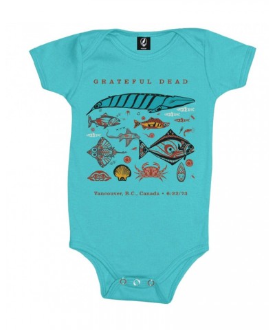 Grateful Dead Vancouver '73 Fish Onesie $8.10 Kids