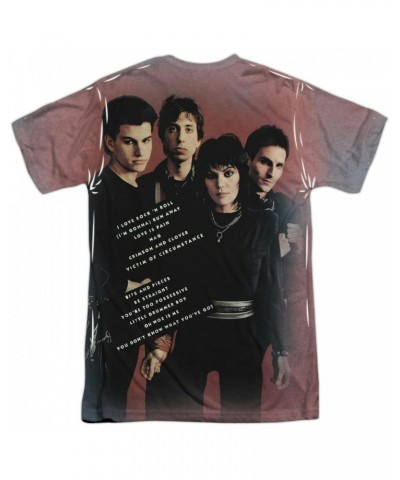 Joan Jett & the Blackhearts Shirt | I LOVE ROCK AND ROLL (FRONT/BACK PRINT) Tee $12.69 Shirts