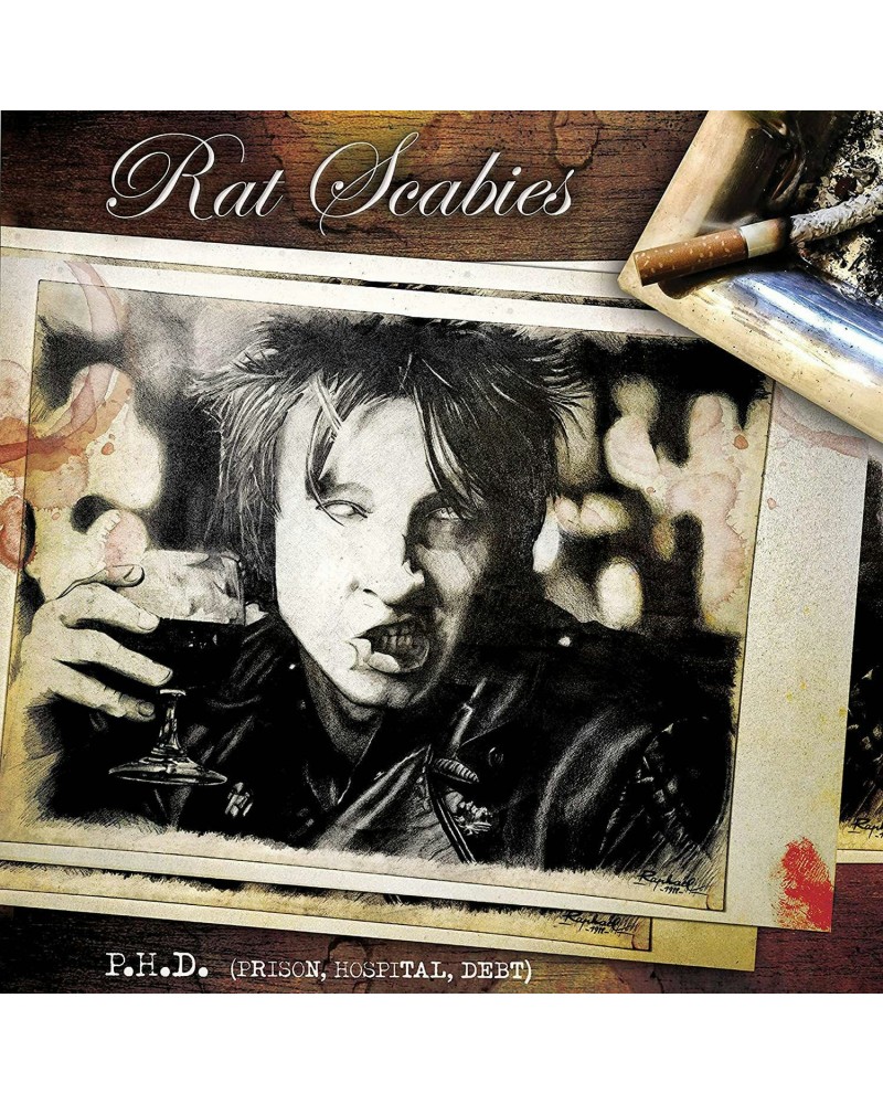 Rat Scabies P.H.D. (Prison Hospital Debt) Vinyl Record $12.00 Vinyl