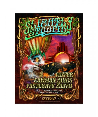 Slightly Stoopid 8/11 Albuquerque NM SHOW POSTER - Regular & Foil $18.40 Decor