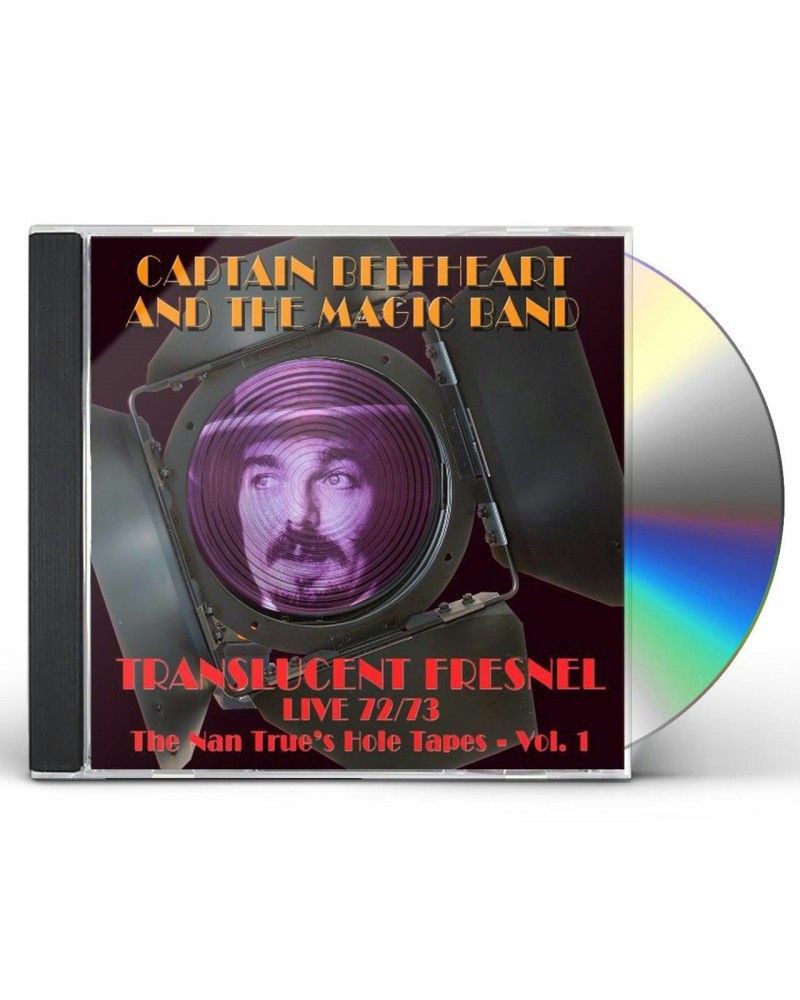 Captain Beefheart & His Magic Band TRANSLUCENT FRESNEL (NAN TRUESHOLE TAPE 72/73 LIVE CD $8.40 CD