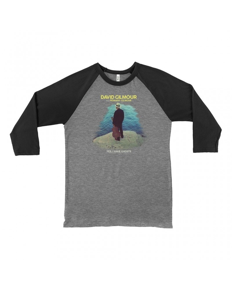 David Gilmour 3/4 Sleeve Baseball Tee | Yes I Have Ghosts With Romany Gilmour Shirt $10.48 Shirts