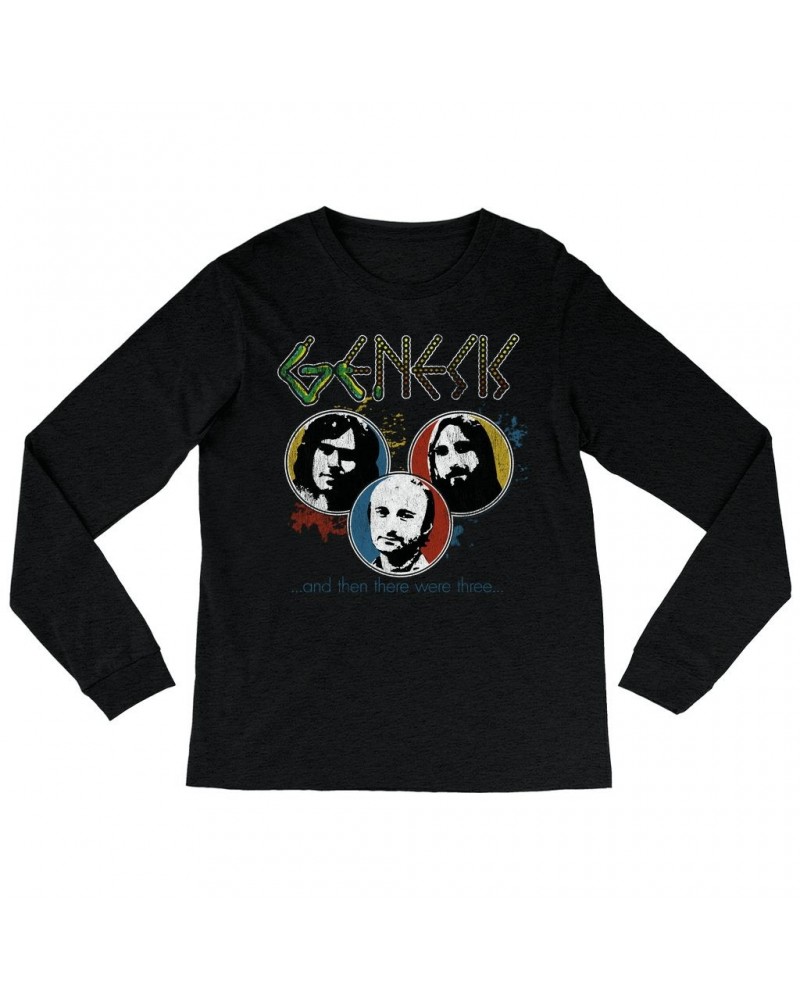 Genesis Long Sleeve Shirt | And Then There Were Three Design Distressed Shirt $13.18 Shirts