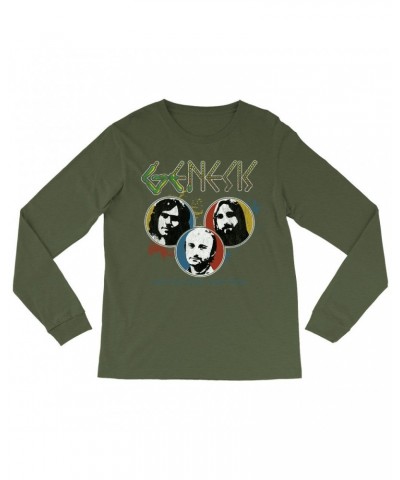 Genesis Long Sleeve Shirt | And Then There Were Three Design Distressed Shirt $13.18 Shirts