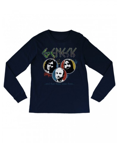 Genesis Long Sleeve Shirt | And Then There Were Three Design Distressed Shirt $13.18 Shirts