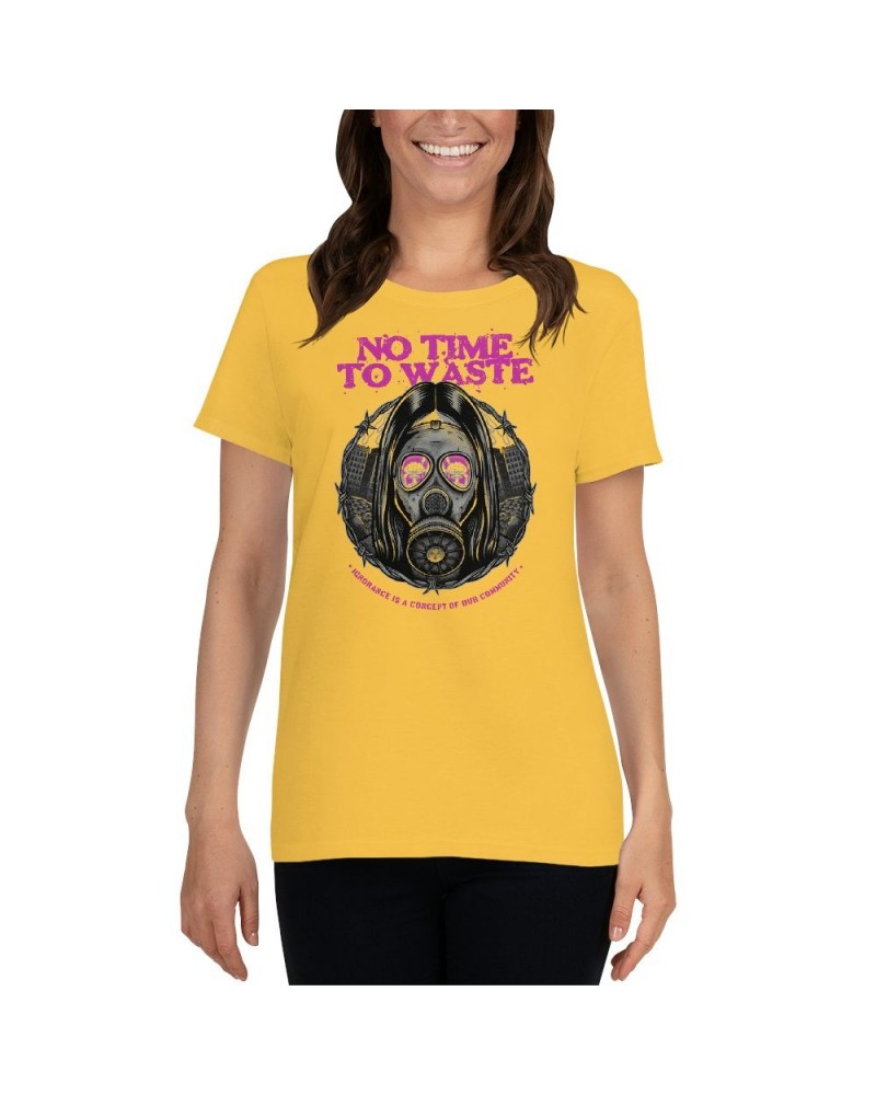 No Time To Waste N.T.T.W Toxic Pink Women's Short Sleeve T-Shirt $8.73 Shirts