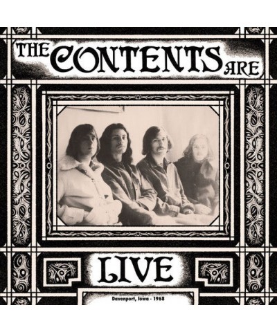 The Contents Are LIVE DAVENPORT IOWA 1968 Vinyl Record $8.16 Vinyl