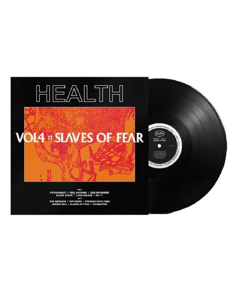 HEALTH Vol. 4: Slaves of Fear Black LP (Vinyl) $8.50 Vinyl