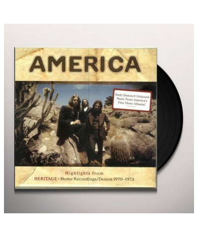 America Highlights from Heritage: Home Recordings/Demos 1970-1973 Vinyl Record $4.90 Vinyl