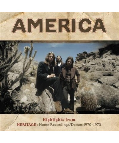 America Highlights from Heritage: Home Recordings/Demos 1970-1973 Vinyl Record $4.90 Vinyl