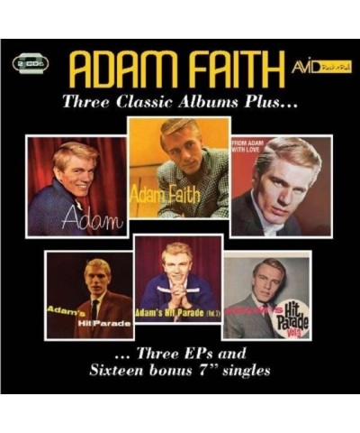 Adam Faith CD - Three Classic Albums Plus $8.96 CD