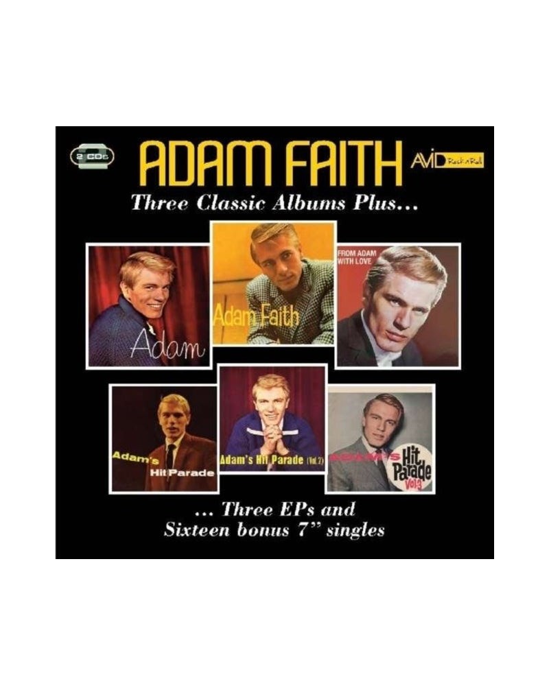 Adam Faith CD - Three Classic Albums Plus $8.96 CD