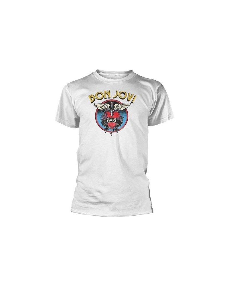 Bon Jovi T Shirt - Heart '83 $14.94 Shirts