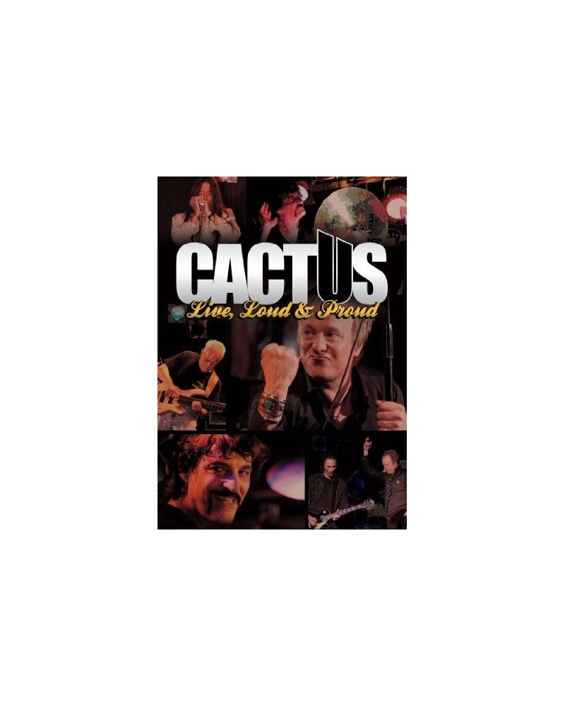 Cactus LIVE LOUD & PROUD DVD $4.45 Videos