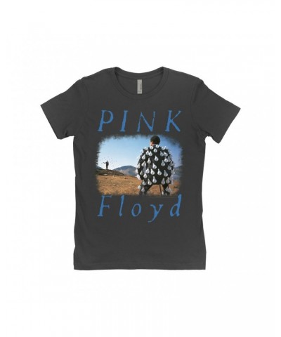 Pink Floyd Ladies' Boyfriend T-Shirt | Delicate Sound Of Thunder Album Design Distressed Shirt $12.23 Shirts