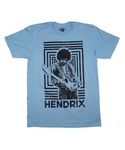 Jimi Hendrix T Shirt | Jimi Hendrix Authentic Squares T-Shirt $7.71 Shirts