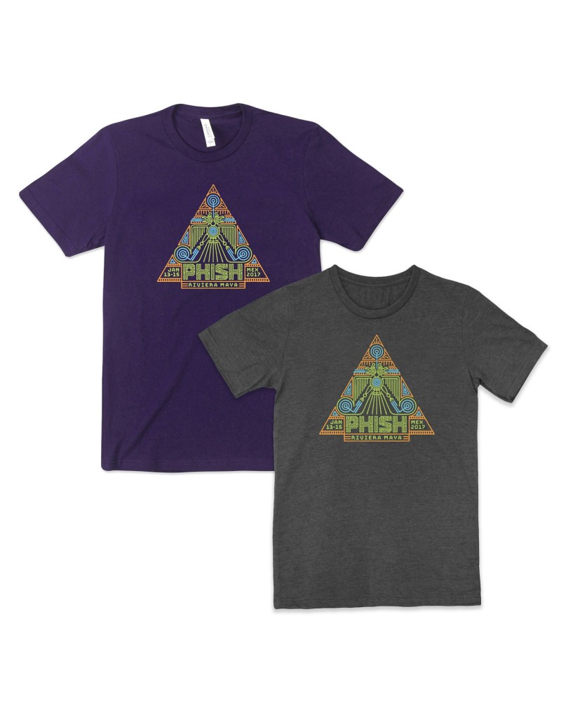 Phish Mexico 2017 Pyramids Redux Tee $11.50 Shirts